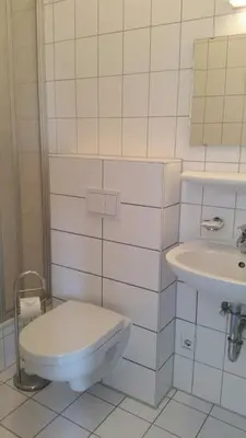 Ein Badezimmer in der Unterkunft Börse Coswig