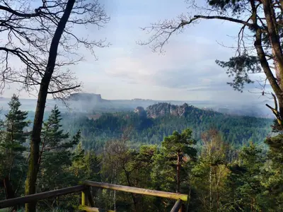 Naturlandschaft in der Nähe der Ferienwohnung