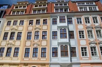 Das Gebäude in dem sich die Ferienwohnung befindet