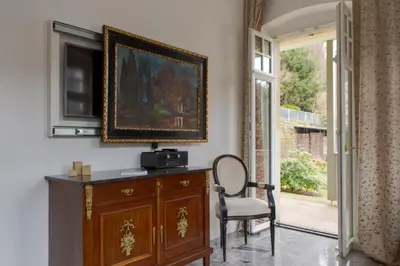 TV/Unterhaltungsangebot in der Unterkunft Villa Elbufer