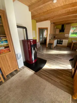 Ein Sitzbereich in der Unterkunft Ferienhaus 