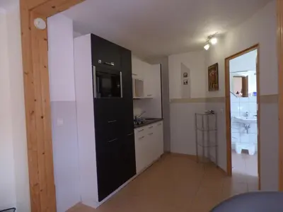 Küche/Küchenzeile in der Unterkunft Ferienwohnung Büchsenhof