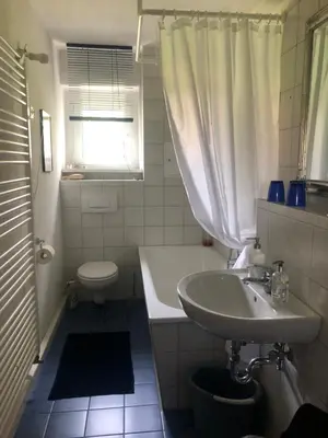 Ein Badezimmer in der Unterkunft Wohlfühloase Dresden Nickern