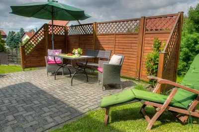 Ein Garten an der Unterkunft Landhaus Angelika