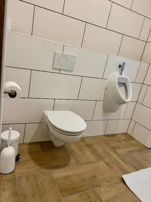 Ein Badezimmer in der Unterkunft Kornkäfer Kleinmockritz