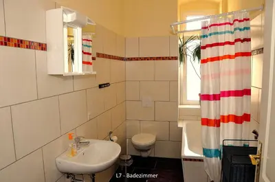 Ein Badezimmer in der Unterkunft Haus Ludwig
