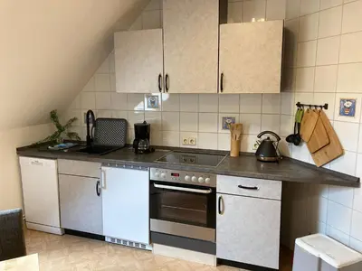 Küche/Küchenzeile in der Unterkunft Ferien in Sachsen
