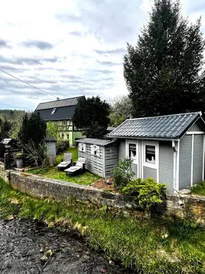 Ein Garten an der Unterkunft Michel's Ferienwohnung