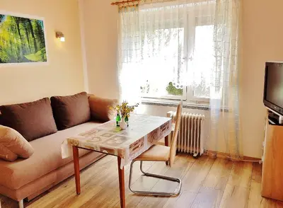 TV/Unterhaltungsangebot in der Unterkunft Bungalow Krzyzaniak