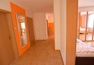Ein Bett oder Betten in einem Zimmer der Unterkunft Cosis Ferienwohnung