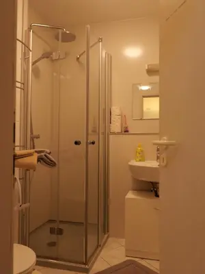 Ein Badezimmer in der Unterkunft Ferienapartment LeMi
