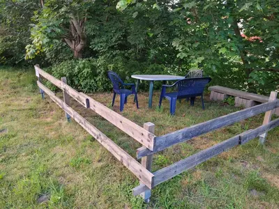 Ein Garten an der Unterkunft Monteurzimmer Talstrasse 2