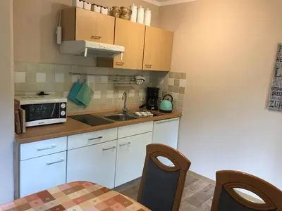 Küche/Küchenzeile in der Unterkunft Haus Daheim