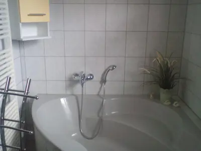 Ein Badezimmer in der Unterkunft Ferienwohnung Naturnah