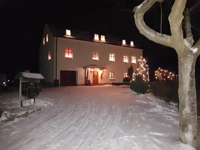 Strasse des Friedens im Winter