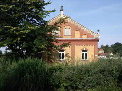 Ein Garten an der Unterkunft Wasserwerk Trachau