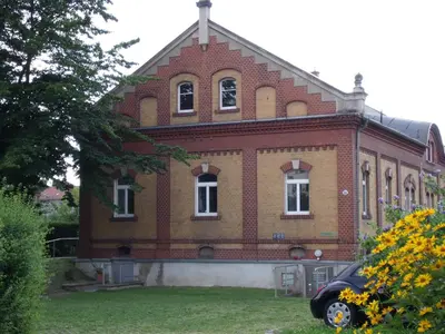 Ein Garten an der Unterkunft Wasserwerk Trachau
