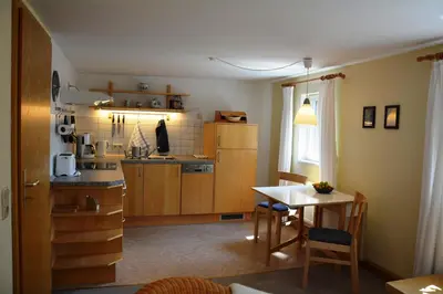 Küche/Küchenzeile in der Unterkunft Verlegerhaus Seiffen