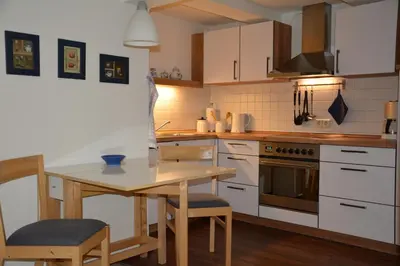 Küche/Küchenzeile in der Unterkunft Verlegerhaus Seiffen