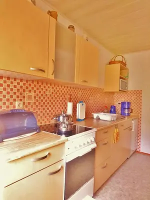 Küche/Küchenzeile in der Unterkunft Ferienwohnung Herpich