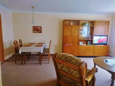 TV/Unterhaltungsangebot in der Unterkunft Ferienwohnung Herpich