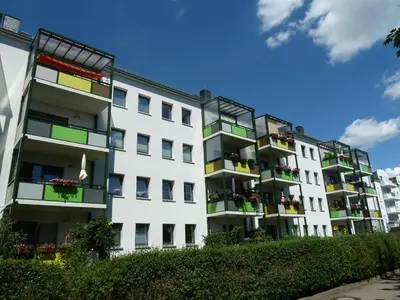 Das Gebäude in dem sich die Ferienwohnung befindet