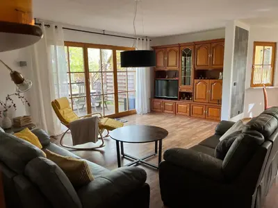 Küche/Küchenzeile in der Unterkunft Ferienwohnung Unter den Linden