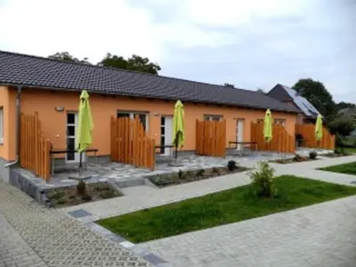 Das Gebäude in dem sich die Ferienwohnung befindet