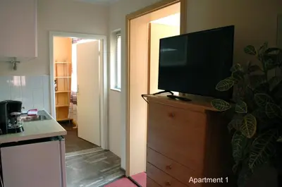 TV/Unterhaltungsangebot in der Unterkunft Monteur - Budget Apartments Freital