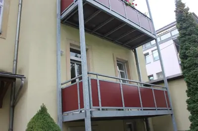 Ein Balkon oder eine Terrasse in der Unterkunft Ferienwohnung Bonita