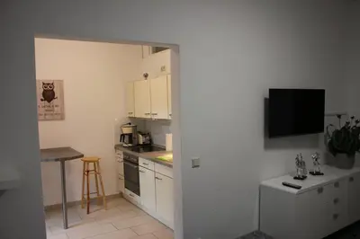 Küche/Küchenzeile in der Unterkunft Ferienwohnung Bonita