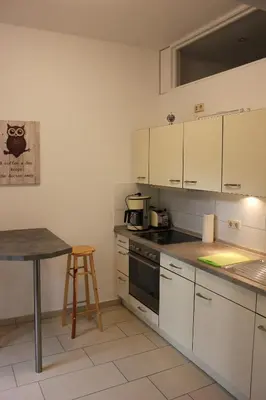 Küche/Küchenzeile in der Unterkunft Ferienwohnung Bonita