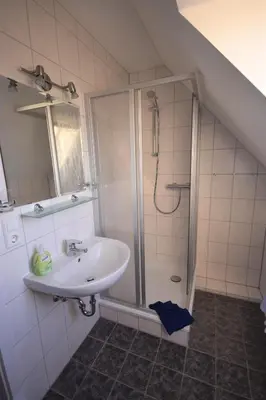 Ein Badezimmer in der Unterkunft Beerenvilla