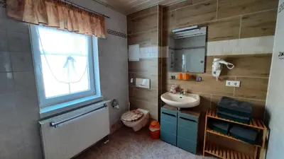 Ein Badezimmer in der Unterkunft Ferienwohnung Renner