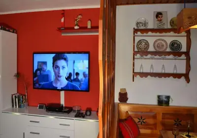 TV/Unterhaltungsangebot in der Unterkunft Ferieneinrichtungen Haus am Stein bei B