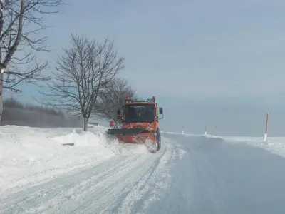 Postamt Lauenstein im Winter