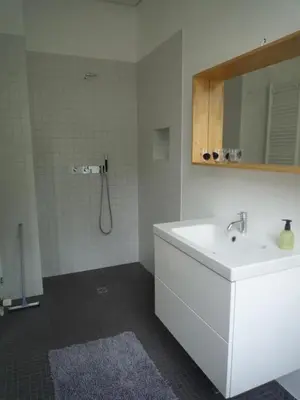 Ein Badezimmer in der Unterkunft Postamt Lauenstein