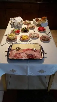 Essen in der Pension oder in der Nähe