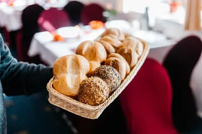 Essen im Hotel oder in der Nähe