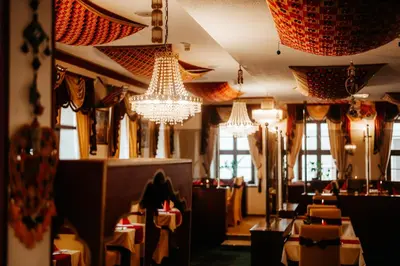 Ein Restaurant oder anderes Speiselokal in der Unterkunft Hotel Brander Hof