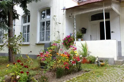 Ein Garten an der Unterkunft Ferienwohnung 