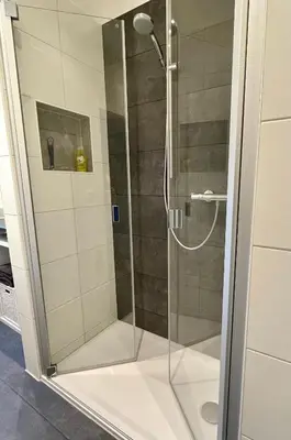 Ein Badezimmer in der Unterkunft Stadthaus Rosengasse