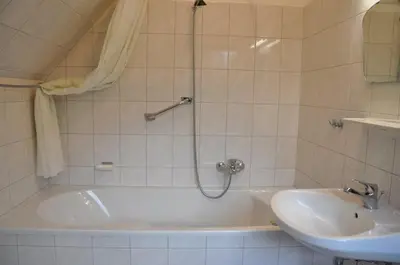 Ein Badezimmer in der Unterkunft Ferienhaus Weber