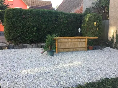 Ein Garten an der Unterkunft Ferienwohnung Schulze