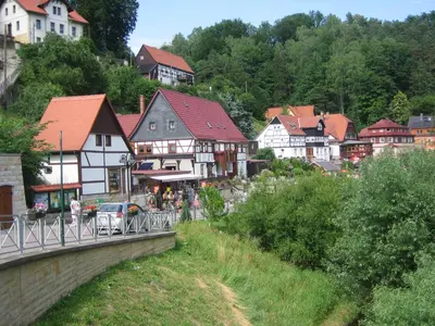 Naturlandschaft in der Nähe der Ferienwohnung