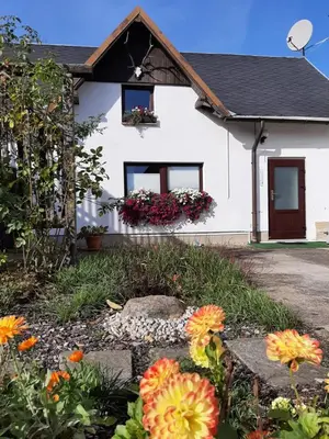 Ein Garten an der Unterkunft Ferienhaus Schoene