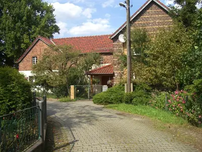 Ein Garten an der Unterkunft Ferienwohnung Helbig