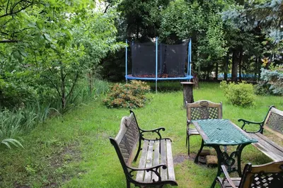Ein Garten an der Unterkunft Ferienwohnung Helbig