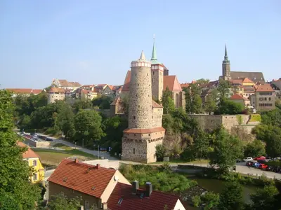 Ein allgemeiner Blick auf Wittichenau oder ein Stadtblick von der Ferienwohnung aus