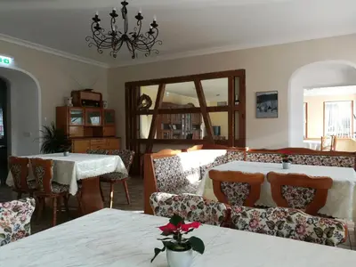 Ein Sitzbereich in der Unterkunft Die Oberlochmühle PENSION